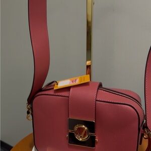 The Valentino by Mario Valentino Babette Bonbonniere Leather Crossbody Bag! NWT